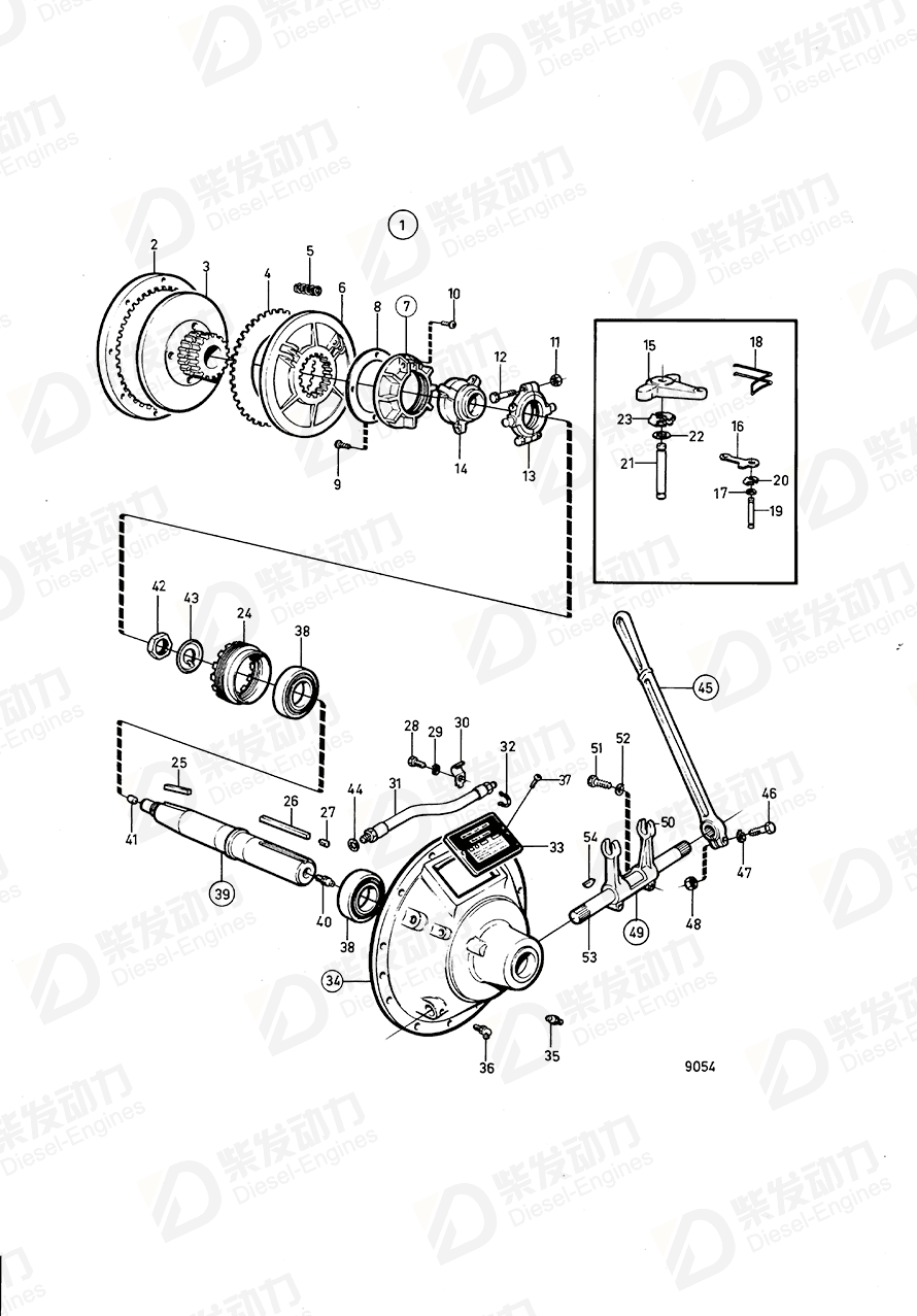 VOLVO Striker plate 6607835 Drawing